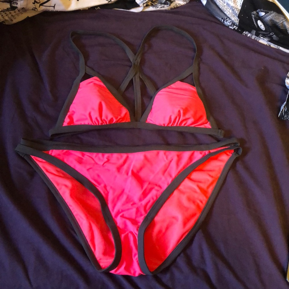 Xhiliration Bikini HOT PINK